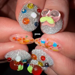 ネイル posa nail モエミのネイルデザイン