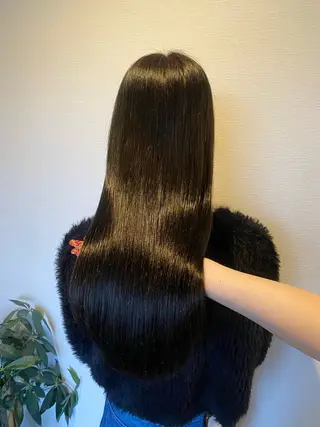 ロング カラー 🎀レイヤーカット/ 艶カラー/ﾕｶ🎀のヘアスタイル