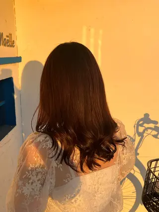 セミロング カラー デザインカラー/ オダセイナのヘアスタイル
