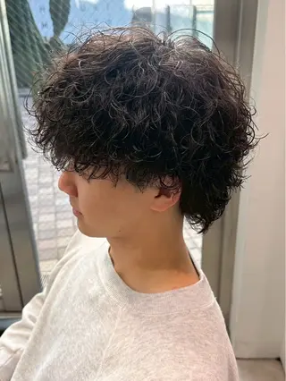 パーマ メンズ レディース／メンズ パーマ特化／内山遥斗のヘアスタイル
