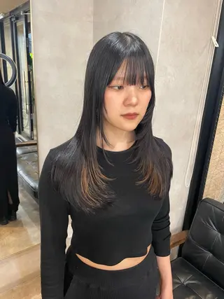 セミロング RIENS aura / ayu ♡のヘアスタイル