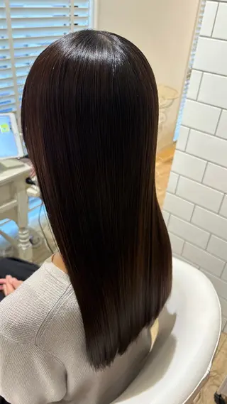 ロング 似合わせ 顔周りYUUGAのヘアスタイル
