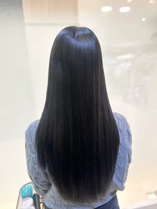 ロング カラー 縮毛矯正/髪質改善/ 艶髪ササキナツミのヘアスタイル