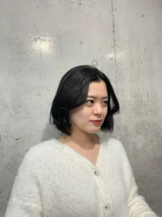 ミディアム たけうち みずきのヘアスタイル