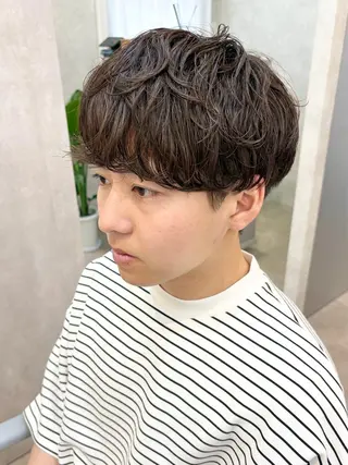 パーマ メンズ 🧸韓国ヘア/ KURUMI‎‎🤍のヘアスタイル