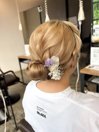 ヘアアレンジ はっとり ななせのヘアスタイル