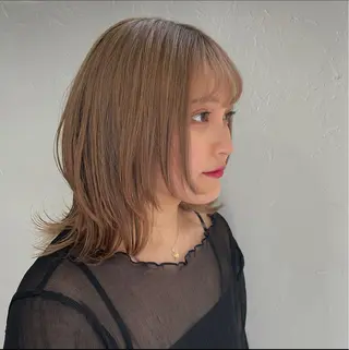 ミディアム ヘアアレンジ sherry/R 三川町　川口真里奈のヘアスタイル