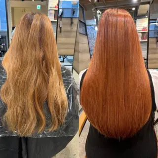 ロング カラー 当日予約OK⭕️ 佐藤太一のヘアスタイル