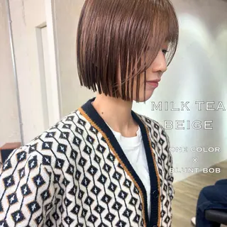 ミディアム カラー ⌇🌹透明感カラー 🌹ᴍᴇɢᴜᴍɪ ⌇のヘアスタイル