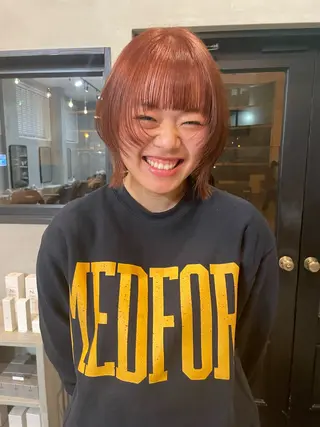 ミディアム 柴田美育/ カットモデル募集のヘアスタイル