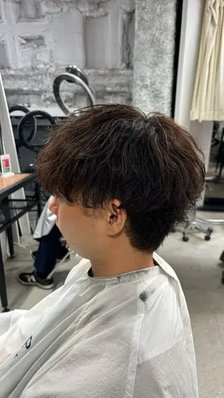 ショート ルーズ／シャドウパー マ／似合わせカットのヘアスタイル