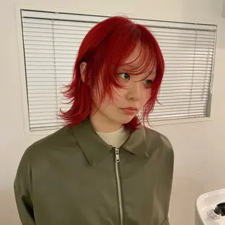 ミディアム カラー haluka /梅田美容室のヘアスタイル