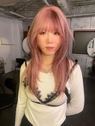 セミロング カラー 似合わせカット/ naokoのヘアスタイル