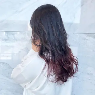 ロング カラー ヘアアレンジ yoshino yukoのマツエク・マツパデザイン