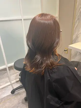 ミディアム カラー 🩵tocca yui🩵のヘアスタイル