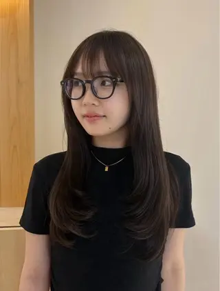 ロング 蓑輪璃央 ショートカットのヘアスタイル