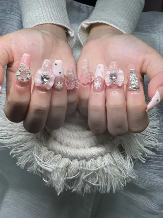 ネイル Lee Nails チップ長さだし専門店のネイルデザイン