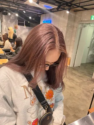 セミロング 似合わせhair🌷 momoのヘアスタイル