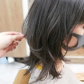 ミディアム カラー hase _のヘアスタイル