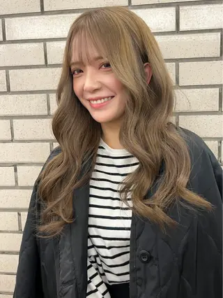 セミロング カラー Grow by NYNY 坂本 理輝のヘアスタイル