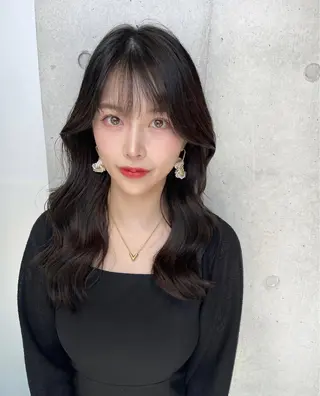 セミロング カラー パーマ ヘアアレンジ メンズ キッズ ネイル マツエク・マツパ アイブロウ 🌸グレージュ/ ベージュ🌸yutaのヘアスタイル