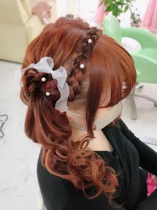 ヘアアレンジ 新宿ヘアセットメイク Asa-mのヘアスタイル