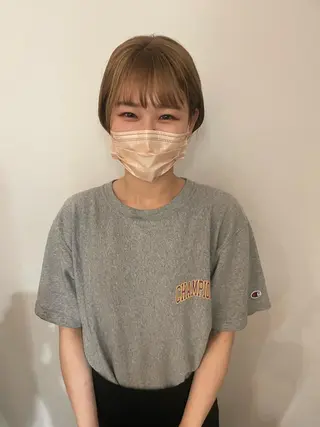 ショート カラー Sana 🦢のヘアスタイル