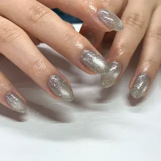 ネイル mai♡マグネット/ ニュアンス/マツパのネイルデザイン