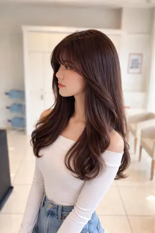 ロング カラー 金子 直樹のヘアスタイル