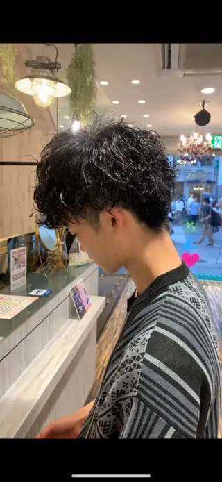 ショート メンズ EARTH 寺本尚生のヘアスタイル