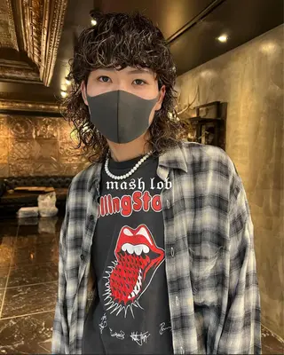 カラー パーマ メンズ haco＋所属・圧倒的デザイン力 店長🎨RENAのヘアスタイル