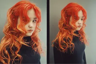 カラー ウルフ/レイヤー Miinaのヘアスタイル