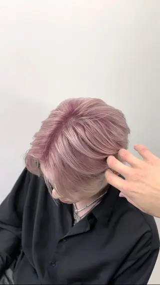 ショート カラー メンズ ハイトーン特化🌟 カワシマシュンスケのヘアスタイル