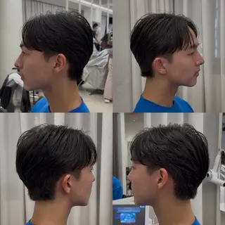 ミディアム 【池袋/メンズ専門】 センターパート 殿岡のヘアスタイル