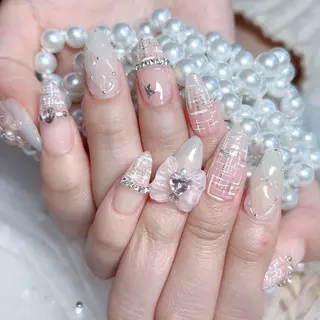 ネイル M🌷nail 長さだし専門店のネイルデザイン