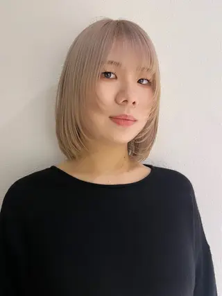 ショート カラー ハイトーン/ボブ 🎀sonokaのヘアスタイル