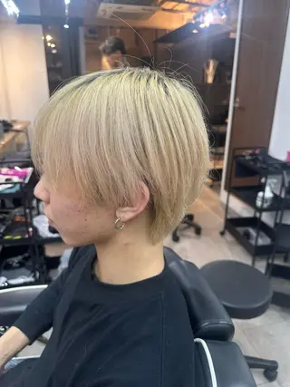 カラー 律喜/パーマ /メンズ/フェードのヘアスタイル