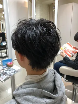 パーマ メンズ 高橋 悠造のヘアスタイル