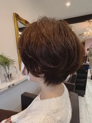 ショート パーマ 🎖大人ショート🎖 河越守のヘアスタイル