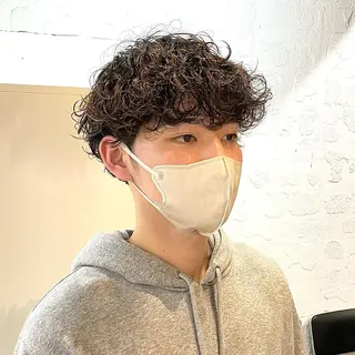 パーマ メンズ 🔥メンズショート 職人🔥大澤龍也のヘアスタイル
