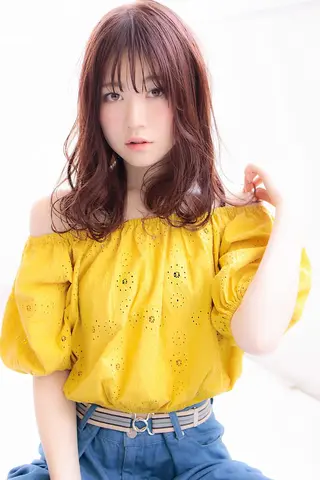 セミロング うる艶/レイヤー 🪞池袋LAND🪞のヘアスタイル