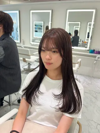 ロング ParveMix /石田 佳澄🩶のヘアスタイル