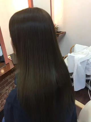 ロング カラー パーマ 桧山 真のヘアスタイル