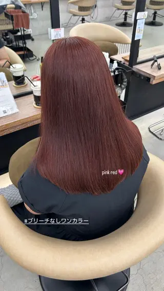 セミロング カラー くろかわ まいのヘアスタイル