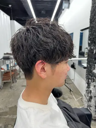 ショート パーマ HI DEのヘアスタイル