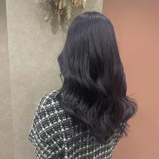 セミロング カラー Hair Labo ASH  あみん♡のヘアスタイル