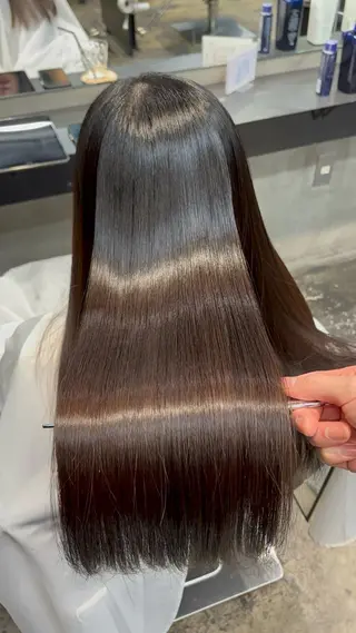 ミディアム ア ユ ミのヘアスタイル