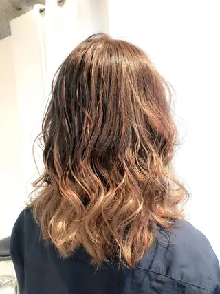 ロング カラー ヘアアレンジ レイヤー×ヘッドスパ ＊保田遥＊のヘアスタイル
