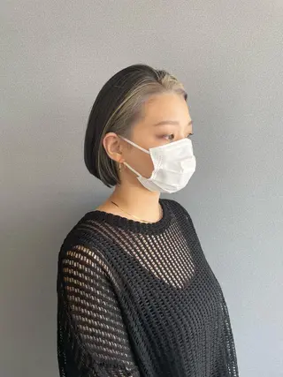 ショート カラー kitin  吉祥寺 山岸花のヘアスタイル