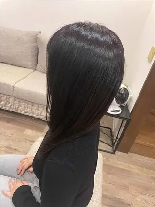 ミディアム カラー パーマPrivate SalonNoa名駅のヘアスタイル